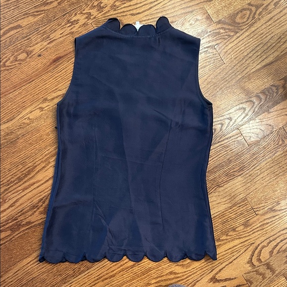 Devon Baer Navy and Leopard Print Tops - Picture 12 of 12